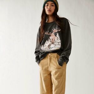 NWT Girl Dangerous Graphic Long Sleeve Tee from Free People